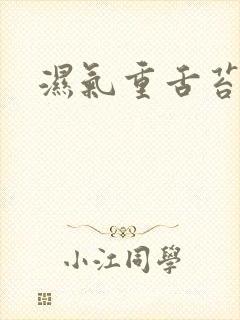 湿气重舌苔白厚