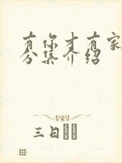 有你才有家剧情分集介绍封面