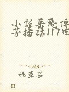 小说岳飞传刘兰芳播讲117回