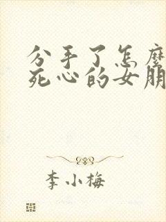 分手了怎么挽回死心的女朋友的话