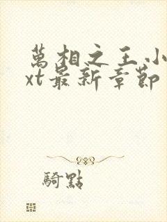 万相之王小说txt最新章节