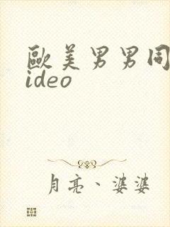 欧美男男同性video