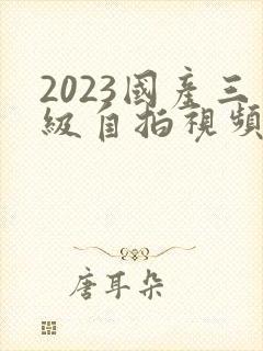 2023国产三级自拍视频在线观看