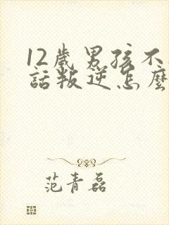 12岁男孩不听话叛逆怎么办