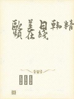 欧美日韩精品视频在线