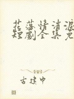 花落情消泪无声短剧全集免费播放