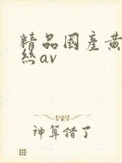 精品国产黄色黑丝av封面