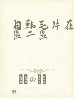 日韩毛片在线一区二区