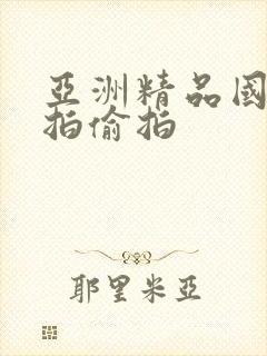 亚洲精品国产自拍偷拍