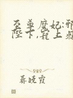 至尊魔妃:邪帝陛下,宠上瘾 小说