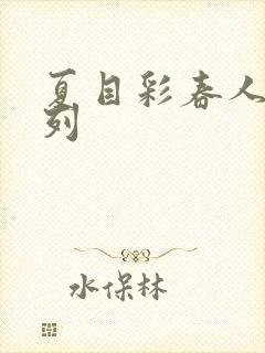 夏目彩春人妻系列封面