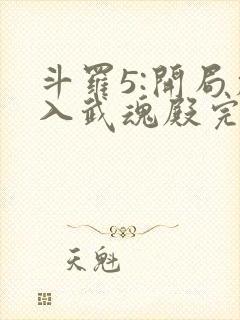 斗罗5:开局加入武魂殿完整版全文阅读