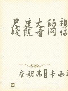 尺度大的视频在线观看网站