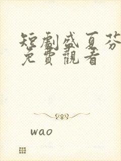 短剧盛夏芬德拉免费观看