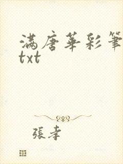 满唐华彩笔趣阁txt