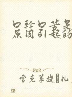 口干口苦是什么原因引起的怎么治