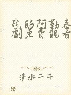 我的阿勒泰电视剧免费观看星辰影院