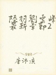 陆羽刘云峰小说最新章节2