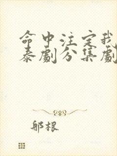 命中注定我爱你泰剧分集剧情