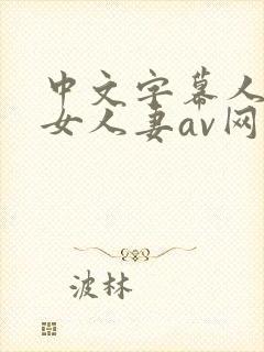 中文字幕人妻熟女人妻av网