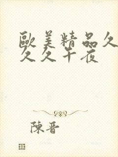 欧美精品久久久久久午夜