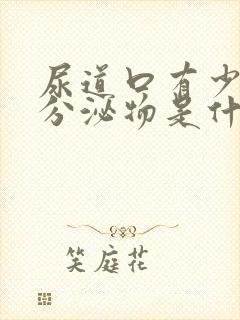 尿道口有少量黄分泌物是什么封面