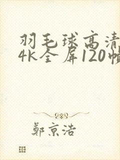 羽毛球高清壁纸4k全屏120帧