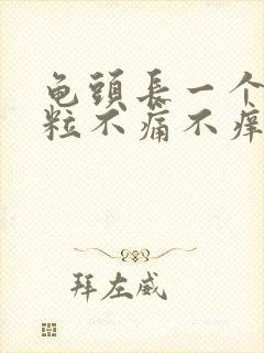 龟头长一个小肉粒不痛不痒