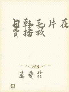 日韩毛片在线免费播放