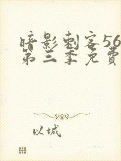 暗影刺客567第三季免费观看