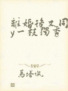 离婚后又同居by一枝独秀