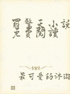 罗惊天小说全文免费阅读