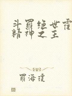 斗罗绝世霍雨浩精神之主