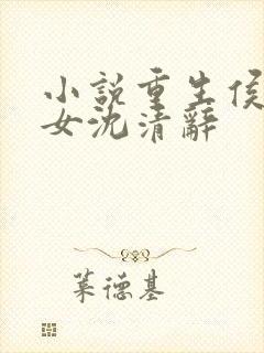 小说重生侯府嫡女沈清辞封面