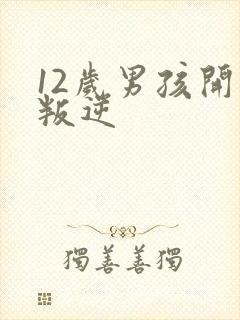 12岁男孩开始叛逆