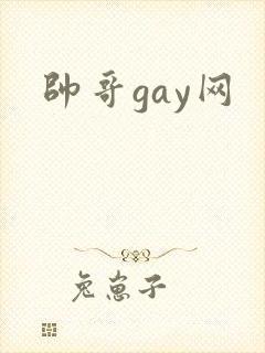 帅哥gay网封面