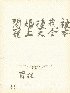 闪婚后我被大佬宠上天全本小说