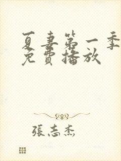 夏妻第一季全集免费播放