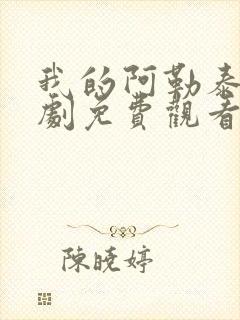 我的阿勒泰电视剧免费观看封面