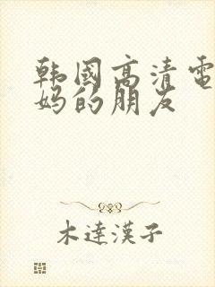 韩国高清电影妈妈的朋友