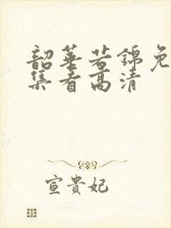 韶华若锦免费全集看高清