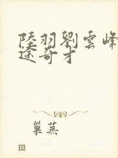 陆羽刘云峰 鸿途奇才封面