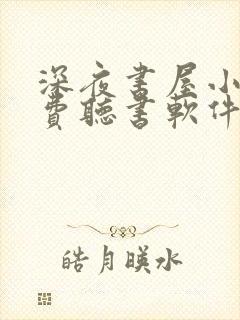 深夜书屋小说免费听书软件