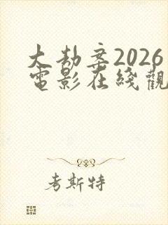 大劫案2026电影在线观看