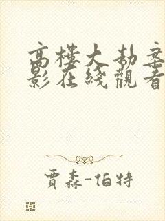 高楼大劫案 电影在线观看封面