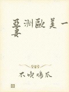 亚洲欧美一区人妻封面