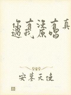 你有没有真的爱过我原唱