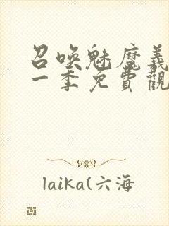 召唤魅魔义母第一季免费观看全集