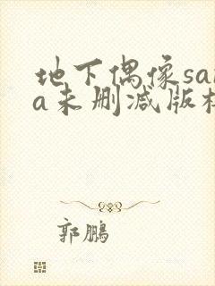 地下偶像sana未删减版樱花在线看封面