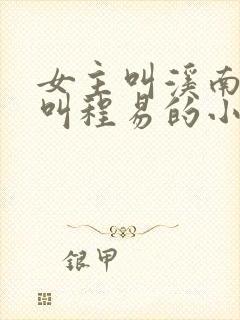 女主叫溪南男主叫程易的小说封面